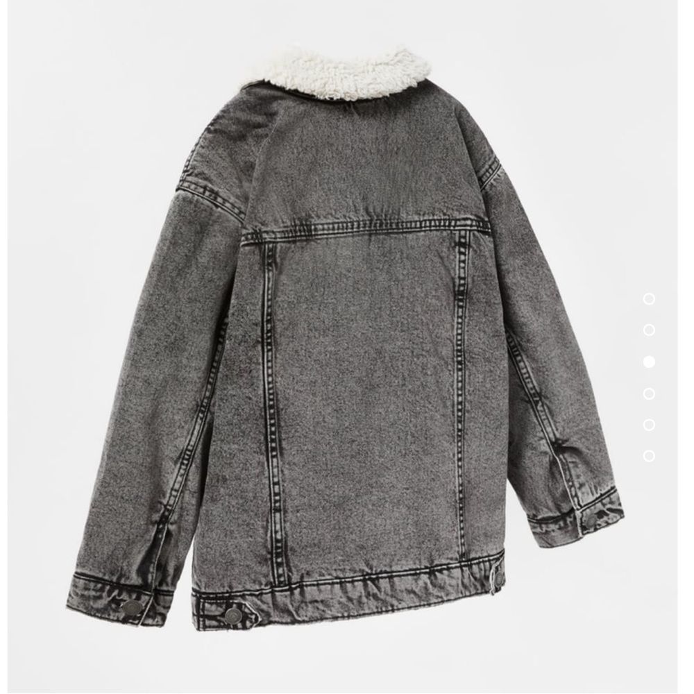 NWOT Zara Kids/Boys Fleece Trim Denim Jacket Size 13-14 Y - Picture 3 of 6